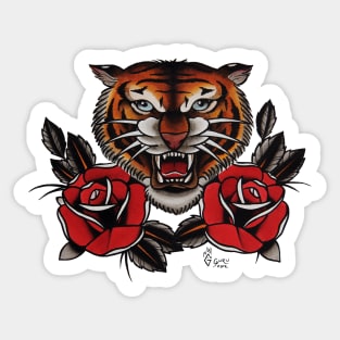 Tiger Tattoo Sticker